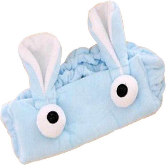 Tenfloor Cute Rabbit Hairband Washing Face Makeup Headband Blue