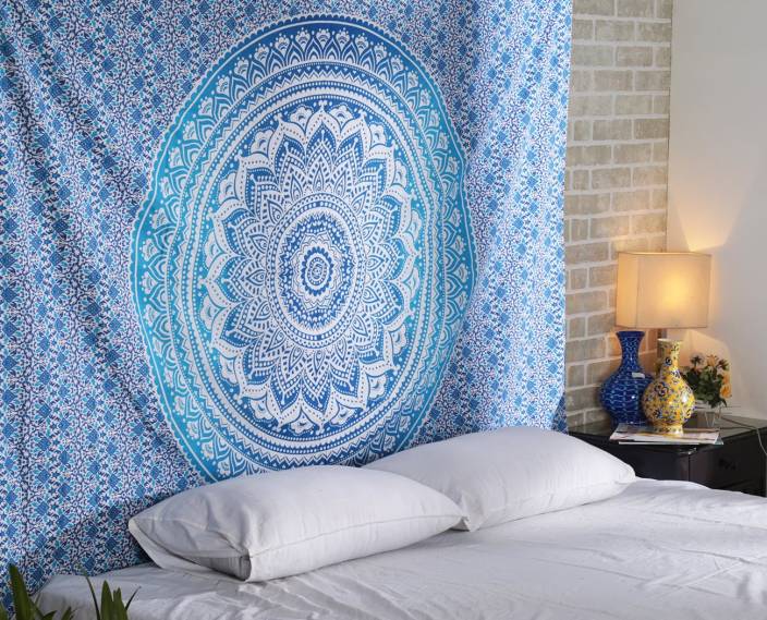 Rajrang Living Room Cotton Mandala Tapestry