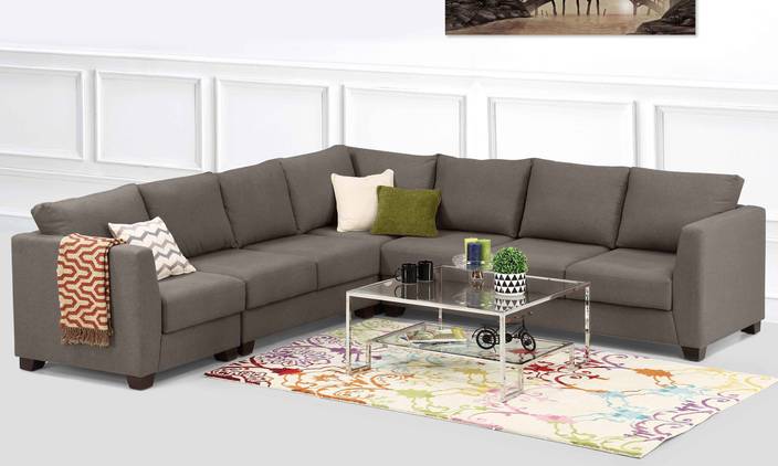 Furne Oliver L Shape 6 Seat Corner Left Aligned Sofa