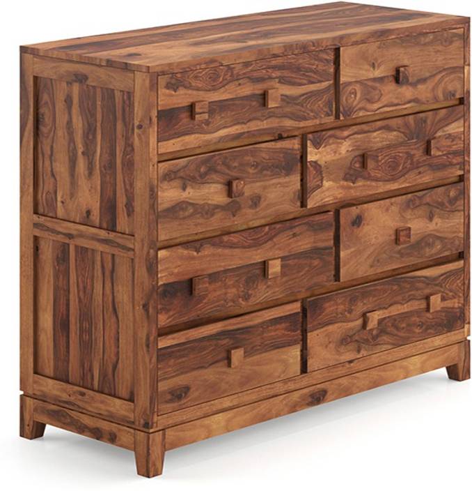 Urban Ladder Magellan Solid Wood Free Standing Chest Of Drawers