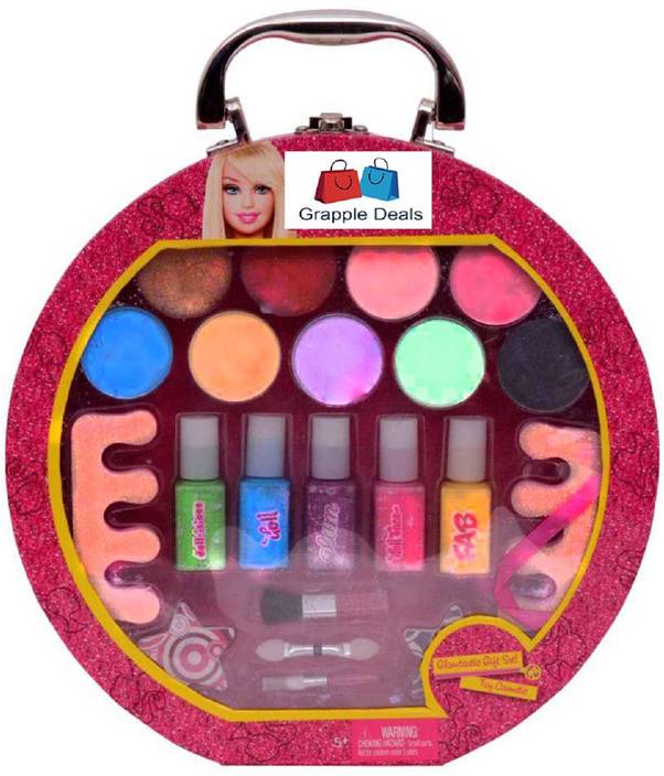 Grapple Deals Luxury Glamtastic Barbie Makeup Kit Box With Case