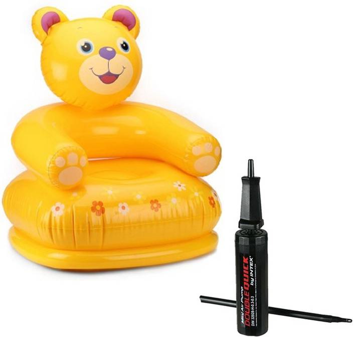Intex Original Inflatable Kids Happy Animal Teddy Air Chair With Hand Air Pump Inflatable Sofa Chair Intex Original Inflatable Kids Happy Animal Teddy Air Chair With Hand Air Pump Inflatable Sofa Chair