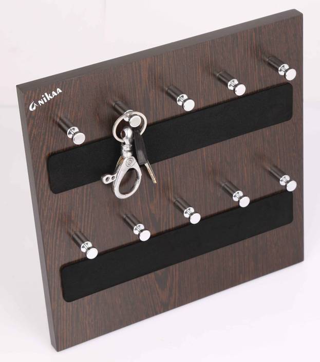 Anikaa Wall Hanging Key Holder Hold Chain Board Large Wooden