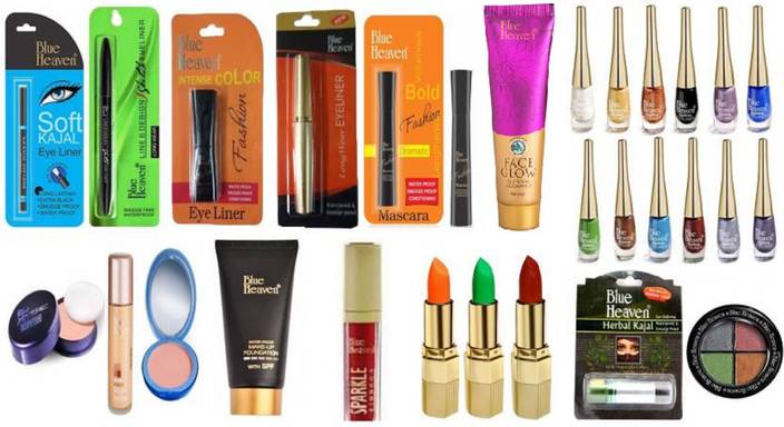 Blue Heaven Wedding Full Makeup Set Of 17 Price In India Buy Blue