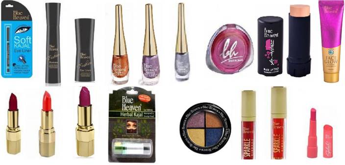 Blue Heaven Makeup Full Kit Gift Set Of 17 Price In India Buy Blue