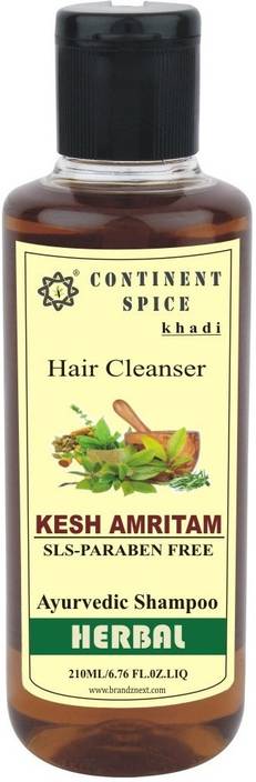 Continent Spice Khadi Kesh Amritam Natural Hair Cleanser Sls