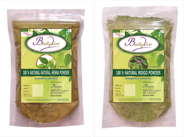 Besty Live 100 Natural Henna Indigo Powder 454g Hair Color