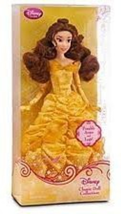 Disney Store Belle w// Chip Figure 12/" Beauty and the Beast Toy Doll New in Box