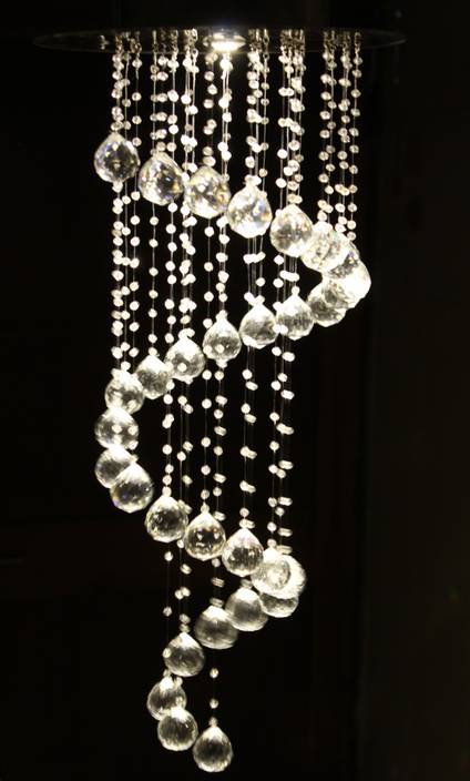 Discount4product Modern Ceiling Light Led Light Glass Beads