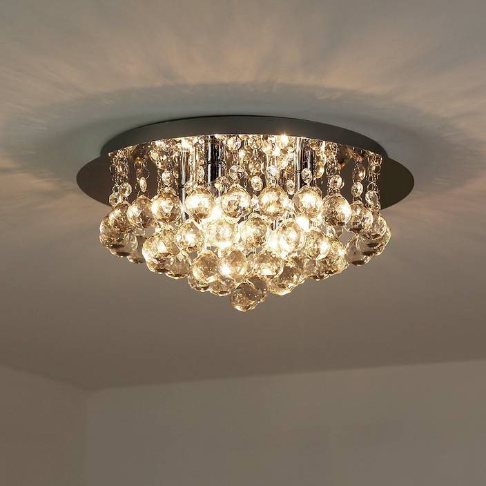 Modern Ceiling Pendant Lamp discount4product modern ceiling light led light glass beads crystal pendant fixture 35 cm wide