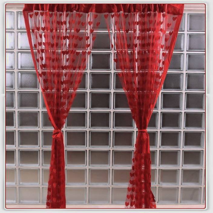 Rite Clique 190 Cm 6 Ft Net Window Door Curtain Pack Of 2