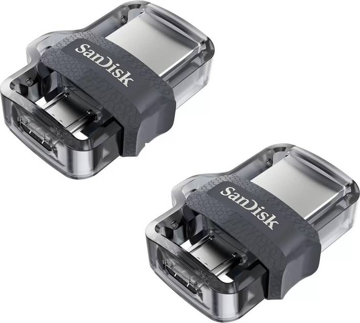 SanDisk Ultra Dual drive Otg 3.0 Pack Of 2 64 GB Pen...