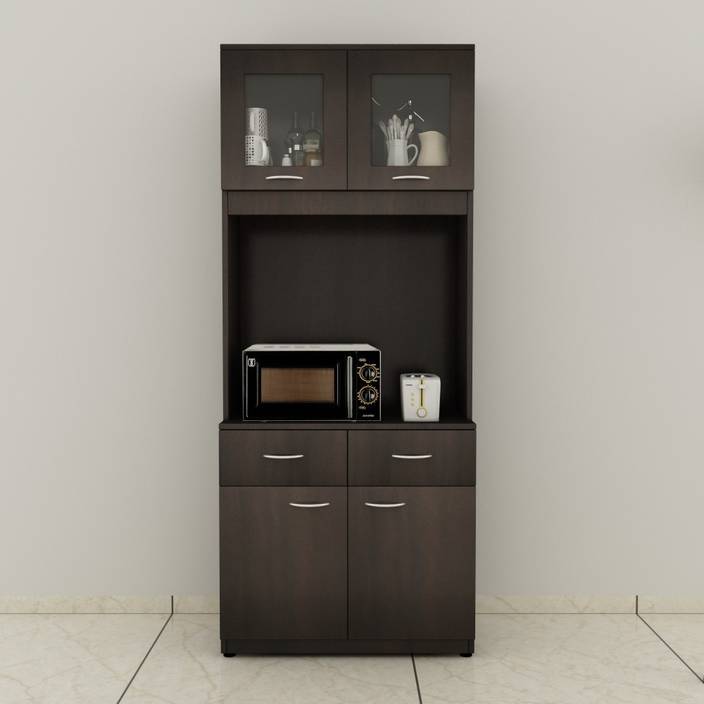 Crystal Furnitech Caelan Engineered Wood Crockery Cabinet Crystal Furnitech Caelan Engineered Wood Crockery Cabinet