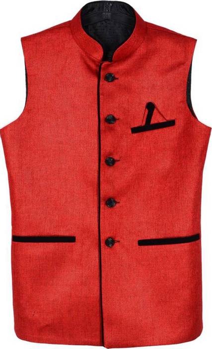 BIS Creations Solid Men's Waistcoat
