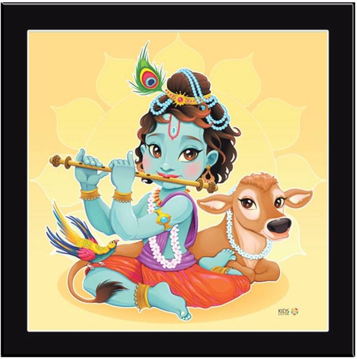kanha ji paper print