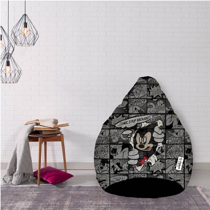 Flipkart Smart Xl Mickey Mouse Bean Bag With Filling