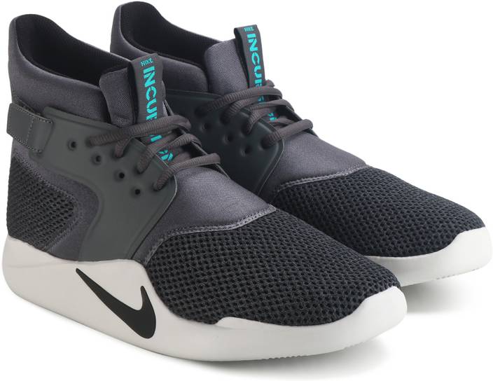 Nike INCURSION MID SE Basketball Shoes For Men - Buy DARK GREY/BLACK ... Nike INCURSION MID SE Basketball Shoes For Men