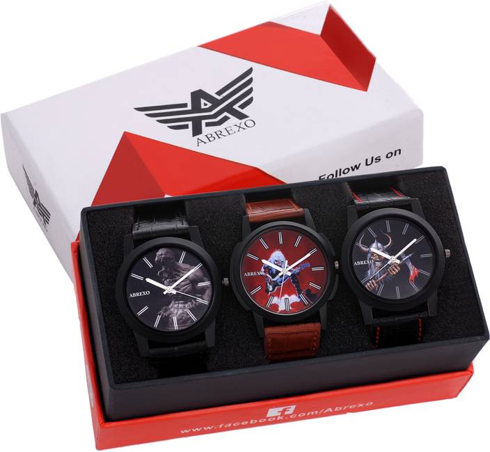 Abrexo Abx0667-Combo of three (Formal+Casual+Party Wear) Shadow Series Watch  - For Men