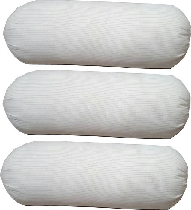 G S Collections Pillows Round White