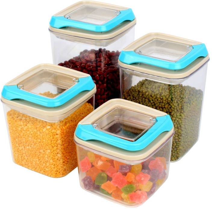 Hokipo Ctr89622 Plastic Airtight Kitchen Storage Container Set