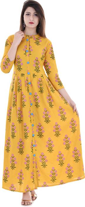 Stylum Wedding Block Print Women Kurti