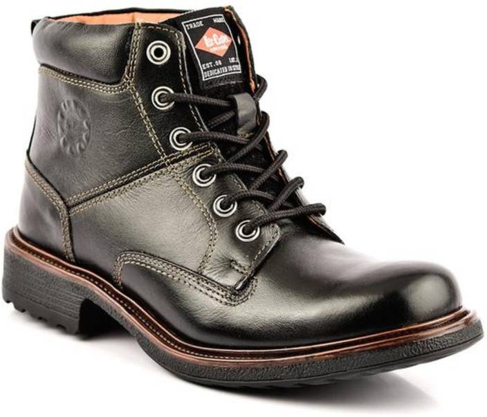 Lee Cooper Men Boots For Men - Buy BLACK P1 Color Lee Cooper Men Boots ...