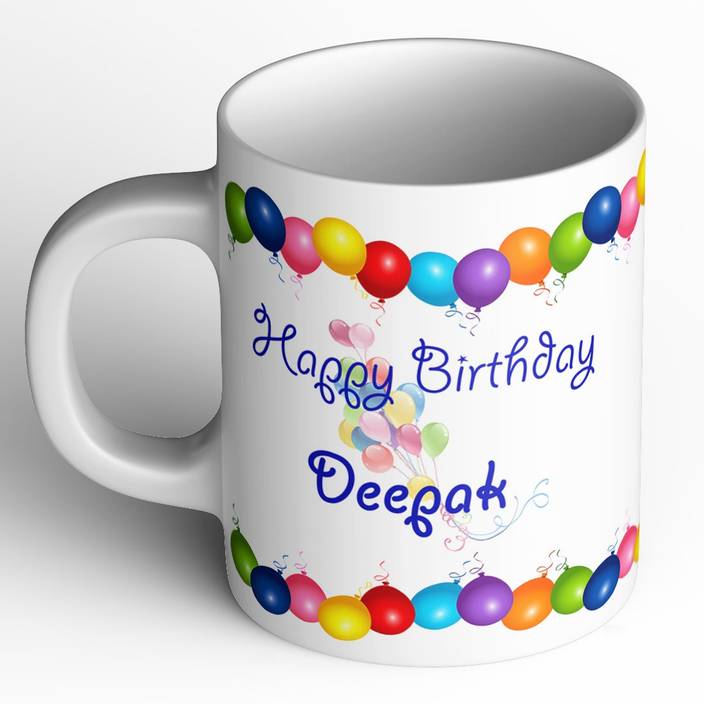 abaronee happy birthday deepak b001 ceramic mug price in india buy