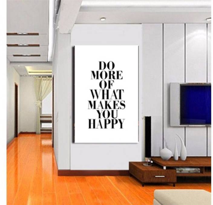 Black White Motivational Typography Life Quotes Poster Print