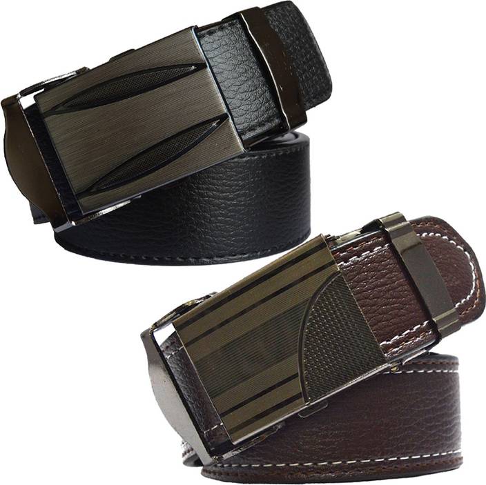 Sun Shopping Men Formal Multicolor Synthetic Belt