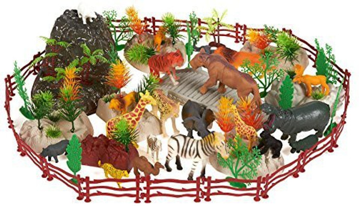 Animal People Play Figures Set DIY Miniature Farm Kit for Home Decor Props