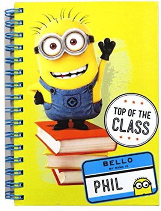 Despicable Me A5 Minions Solid Wirebound Notebook 200