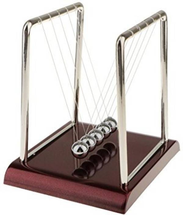 Generic Plastic Stand Pendulum Balance Ball Newton Cradle Desktop