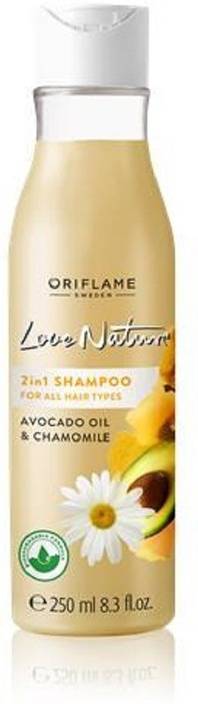 Oriflame Sweden Love Nature 2in1 Shampoo For All Hair Types With Avocado Chamomile