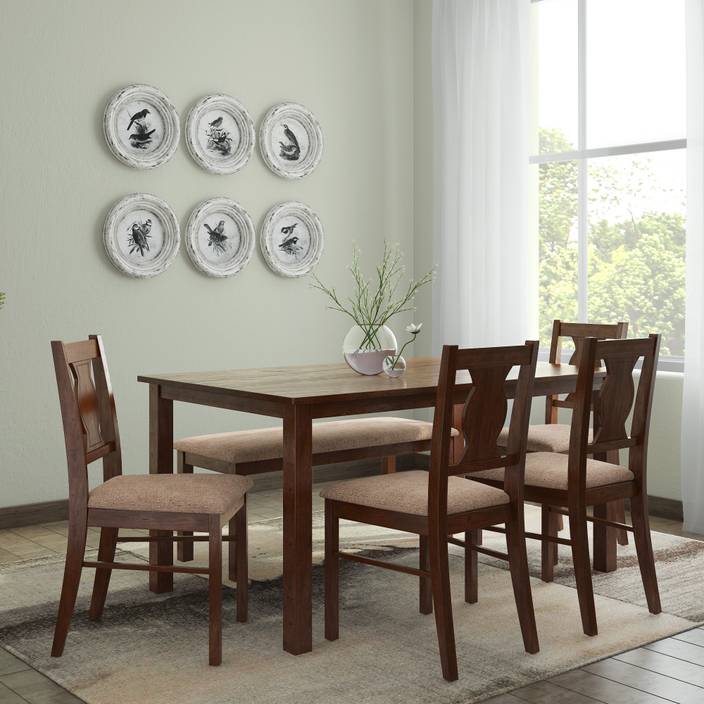 Hometown Artois Solid Wood 6 Seater Dining Set