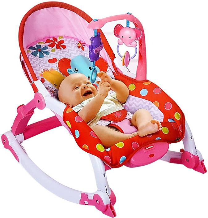 Blossoms Infant To Toddler Rocker Baby Seat Bouncer Chair Play Toy