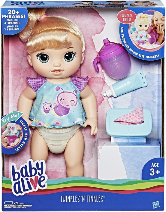 baby alive twinkles n tinkles blonde