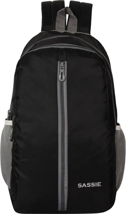 Sassie Black School Bag Ii Genuine Backpack Multiuse Smart Tuition 21 Ltr Ssn 1060 Waterproof