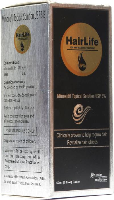 Hairlife Hair Life Minoxidil Usp 5 For Hair Regrowth Price In