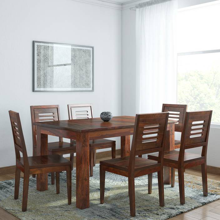 Home Edge Ka Sheesham Solid Wood 6 Seater Dining Set Home Edge Ka Sheesham Solid Wood 6 Seater Dining Set