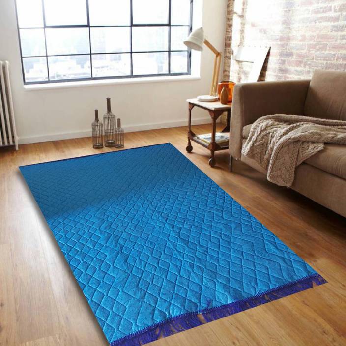 Royal Decor Light Blue Jute Carpet