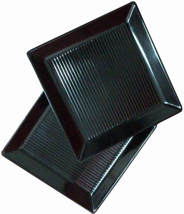 Decornt Melamine Large Decorative Serving Square Platter For Salad