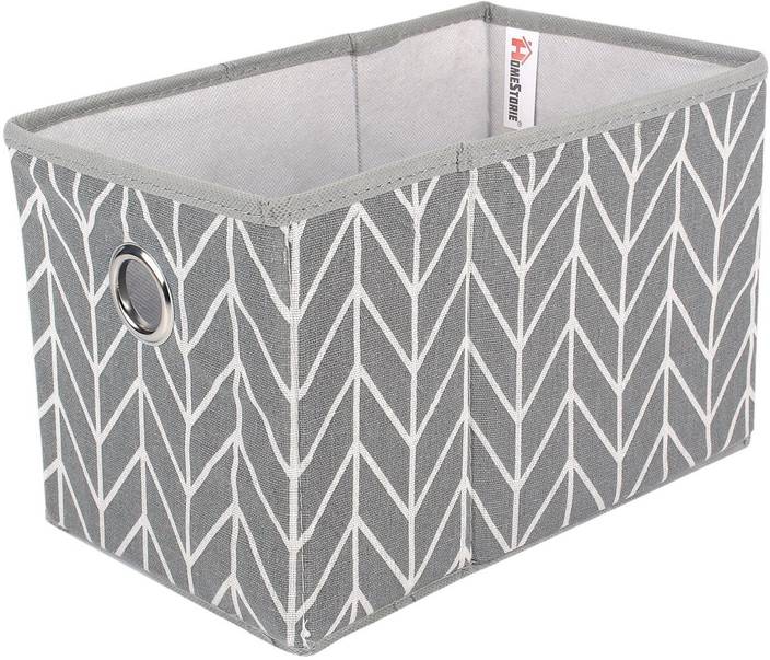 Homestorie Canvas Foldable Closet Drawer Storage Organizer For