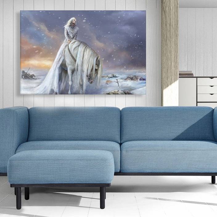 Inephos Unframed Canvas Painting Beautiful Fantasy World