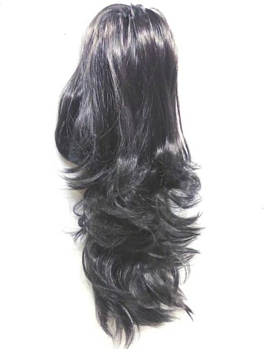 Alizz Natural Black 2 In 1 Pony Wig Clutcher Step Cutting Style