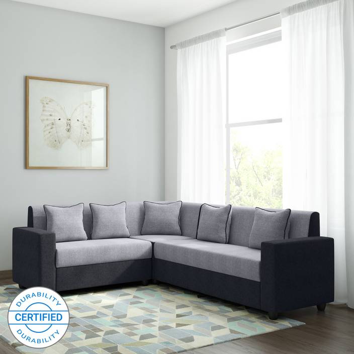 Bharat Lifestyle Cosmo Plus Fabric 6 Seater Sofa Price In India Bharat Lifestyle Cosmo Plus Fabric 6 Seater Sofa