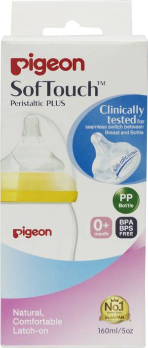 Pigeon Soft Touch 160 Ml Polypropylene Baby Bottles Online In