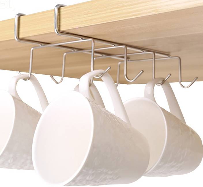 Keepwell Stainless Steel Hanger Hook For Cupboard Cup Holder Mug