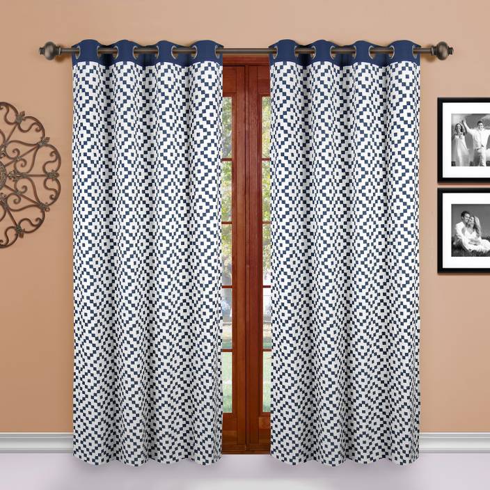 Dekor World 215 Cm 7 Ft Cotton Door Curtain Pack Of 2 Buy