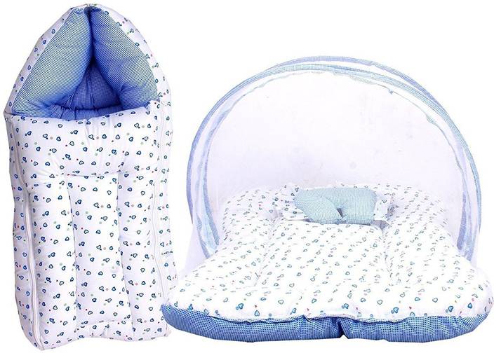 Fareto Baby Mattress With Mosquito Net Sleeping Bed Bag Fareto Baby Mattress With Mosquito Net Sleeping Bed Bag Carry Combo