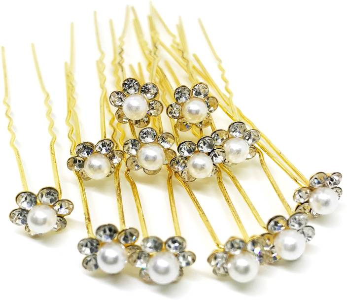 Kauberi Jewels Victoria Line Hair Pin Wedding Crystal